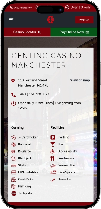Genting Casino Manchester  App